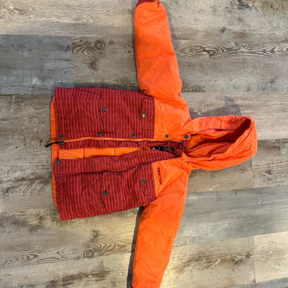 Sz 4T Arctix Orange Toddler Slalom Insulated Jacket